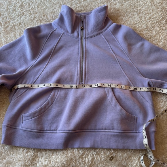 Lululemon Scuba Oversized Funnel Neck Half Zip in Lavender Size M/L - Picture 8 of 12